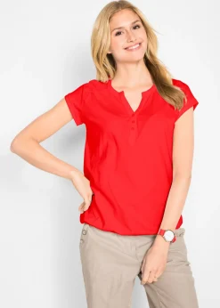 Best Camiseta de algodón con manga corta Mujer Camisetas