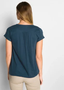 Sale Camiseta de algodón con manga corta Mujer Camisetas