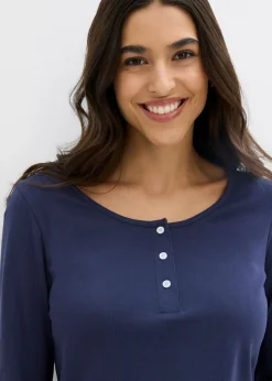 New Camiseta de algodón ecológico puro con cuello redondo Mujer Básicos|Camisetas