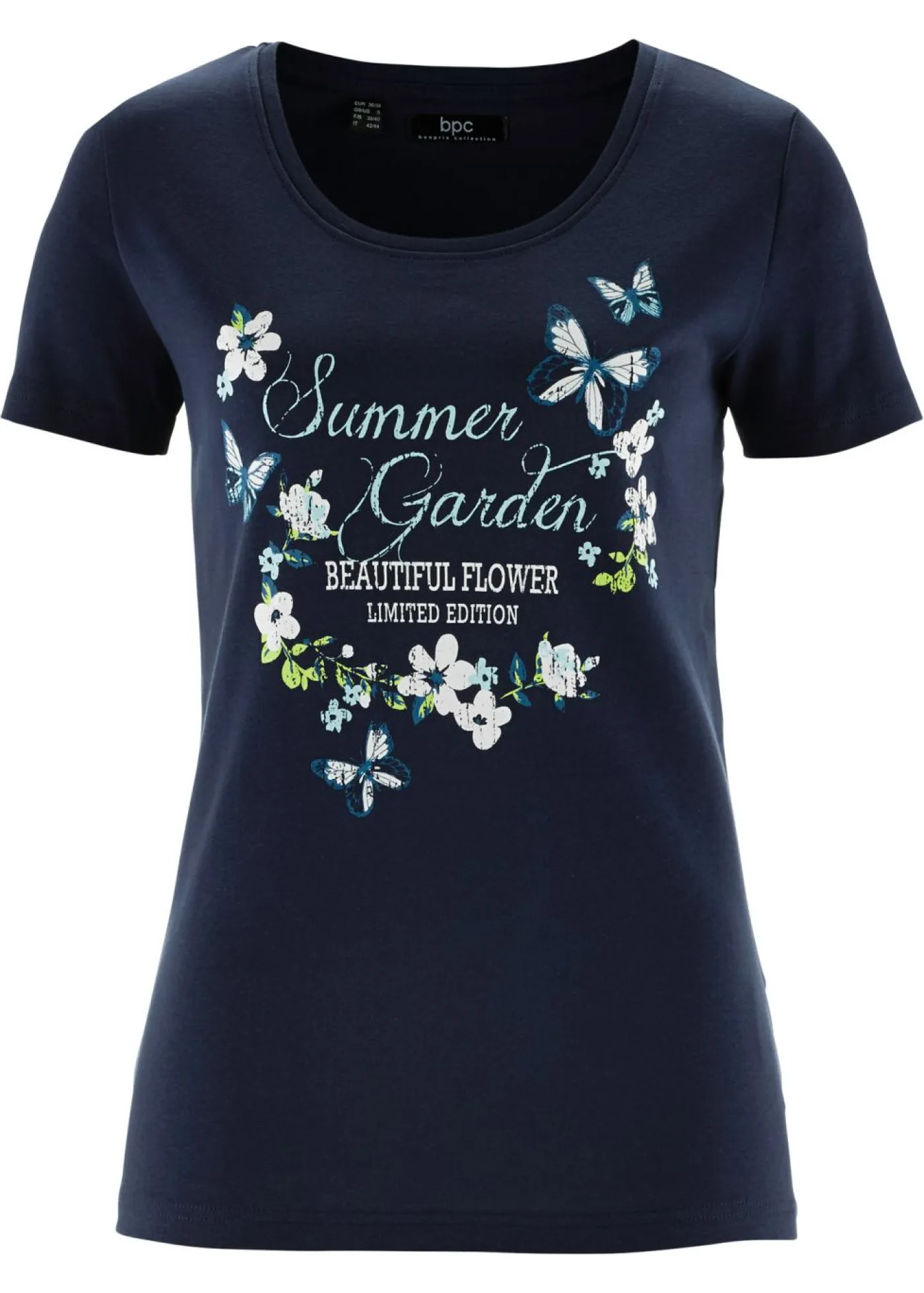 Online Camiseta de algodón, manga corta Mujer Camisetas