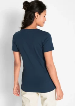 Online Camiseta de algodón, manga corta Mujer Camisetas