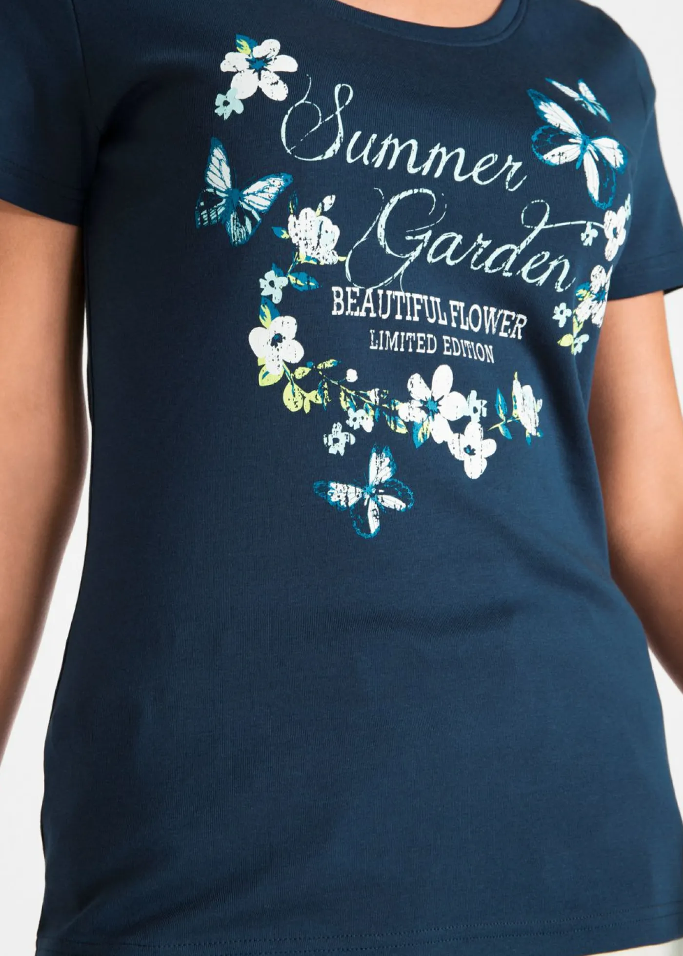 Online Camiseta de algodón, manga corta Mujer Camisetas