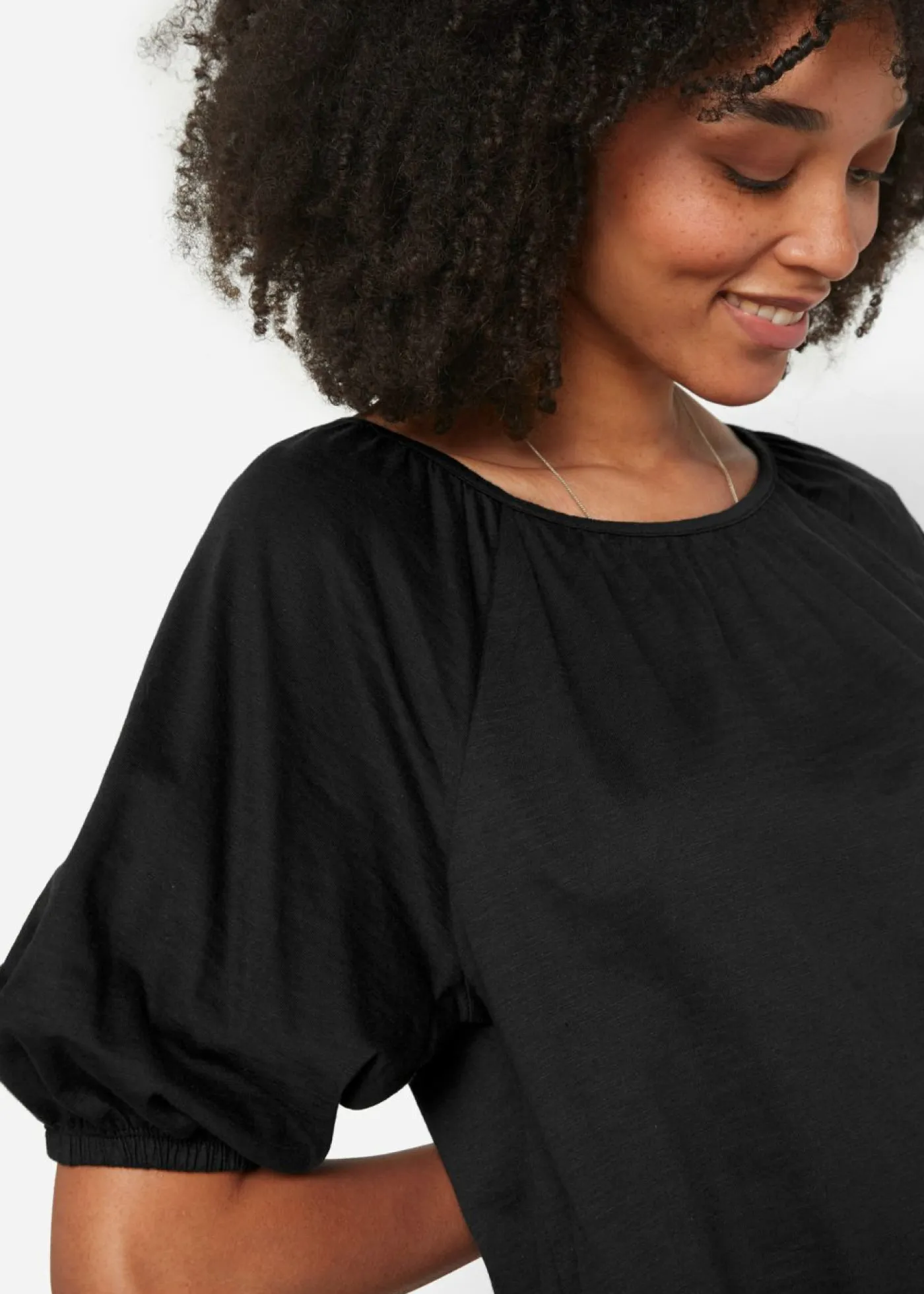 Clearance Camiseta de algodón orgánico puro Mujer Camisetas|Novedades