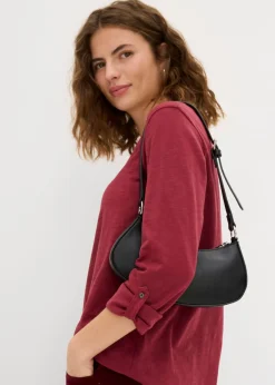 Best Camiseta de algodón orgánico puro con botones Mujer Camisetas