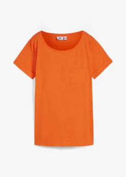 Clearance Camiseta de algodón orgánico puro Mujer Básicos|Camisetas