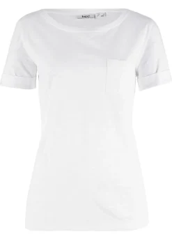 Clearance Camiseta de algodón orgánico puro Mujer Básicos|Camisetas