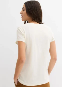 Camiseta de algodón orgánico puro (2 unidades) Mujer Básicos|Camisetas