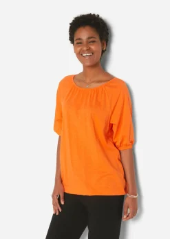 Sale Camiseta de algodón orgánico puro Mujer Camisetas|Novedades