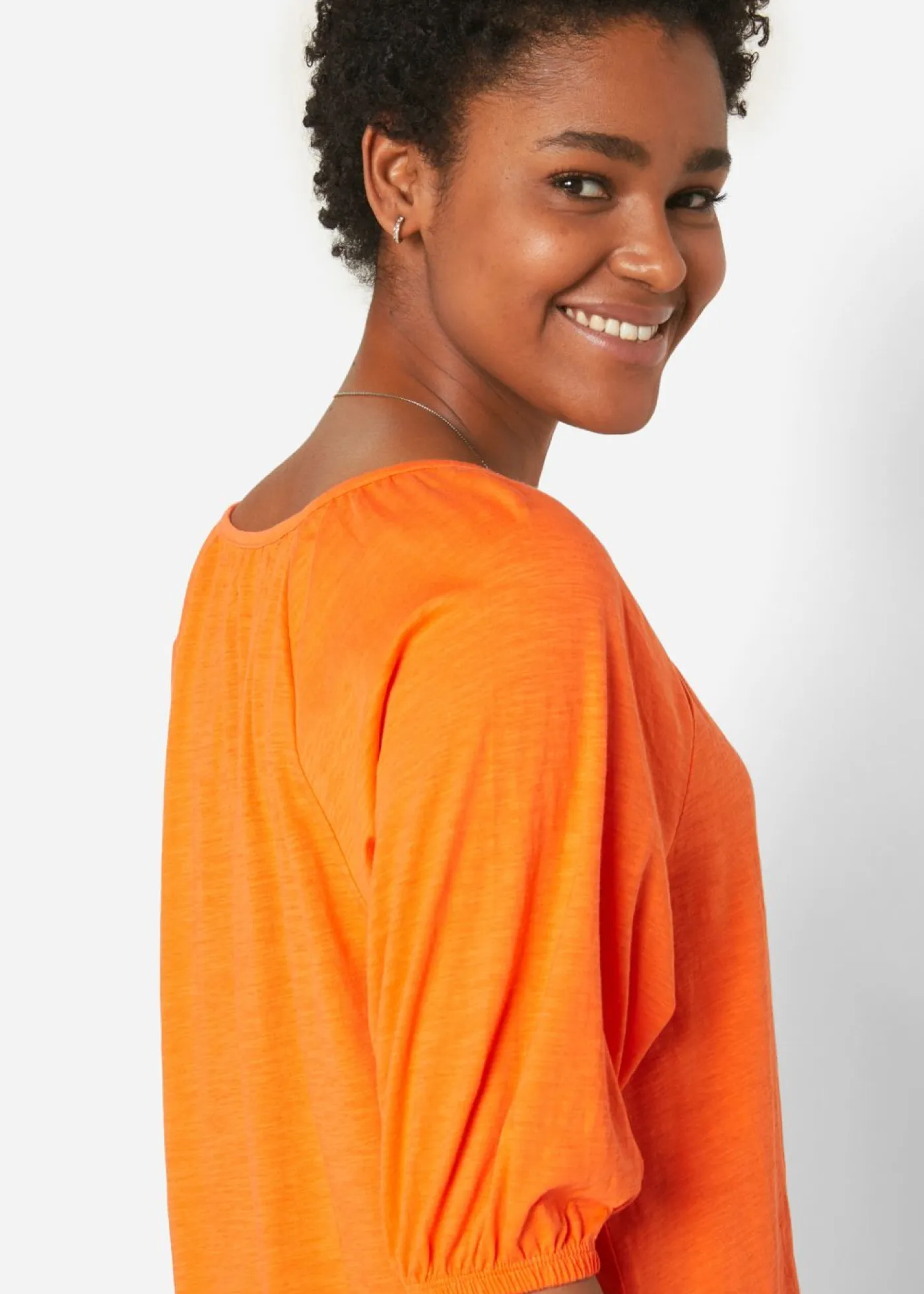 Sale Camiseta de algodón orgánico puro Mujer Camisetas|Novedades
