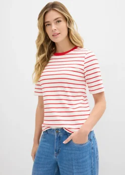 Clearance Camiseta de algodón orgánico pesado Mujer Básicos|Camisetas