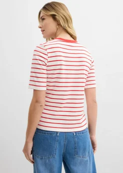 Clearance Camiseta de algodón orgánico pesado Mujer Básicos|Camisetas