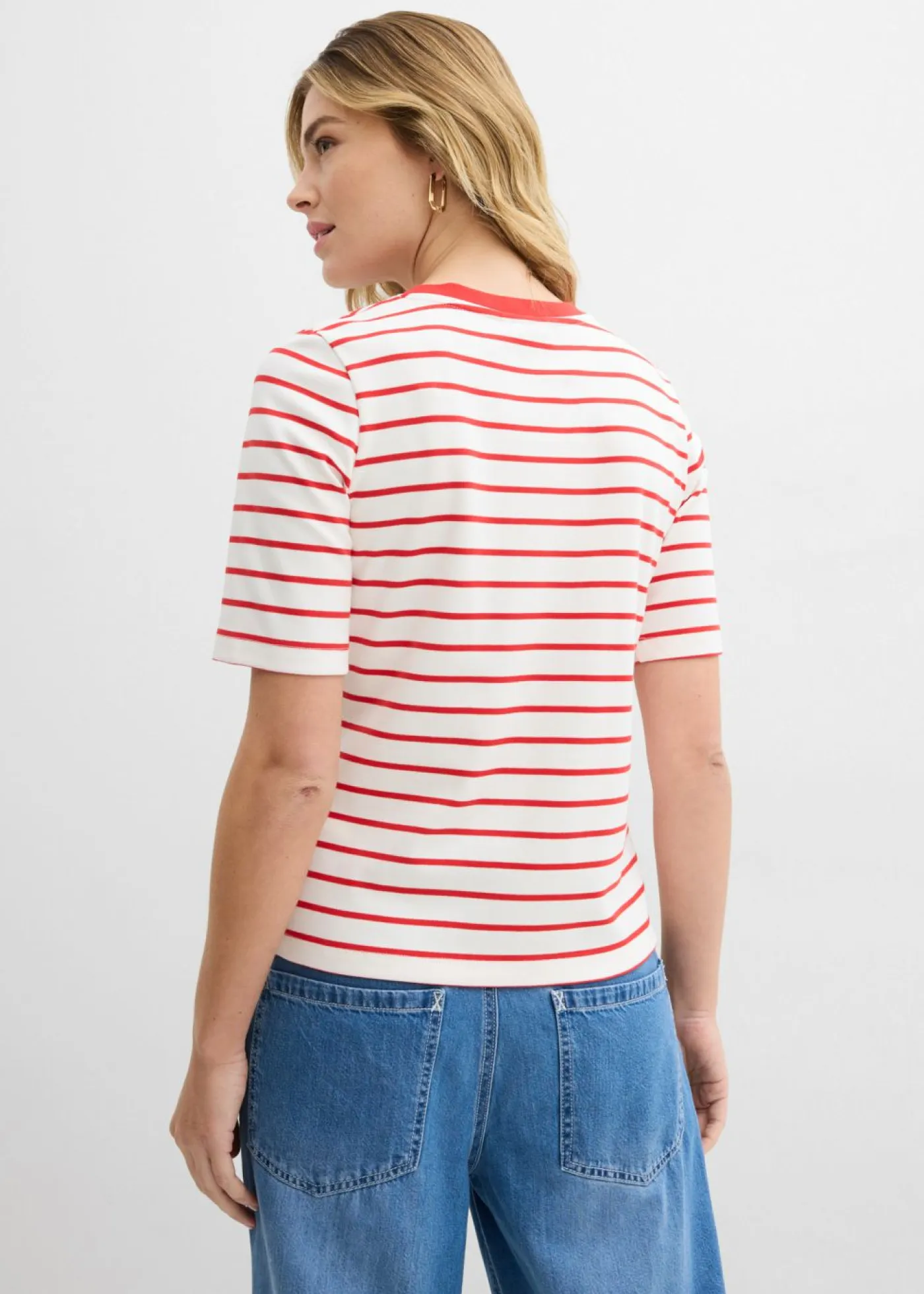 Clearance Camiseta de algodón orgánico pesado Mujer Básicos|Camisetas