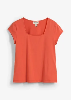 Hot Camiseta de algodón orgánico puro Mujer Básicos|Camisetas