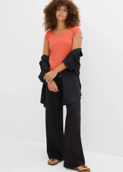 Hot Camiseta de algodón orgánico puro Mujer Básicos|Camisetas