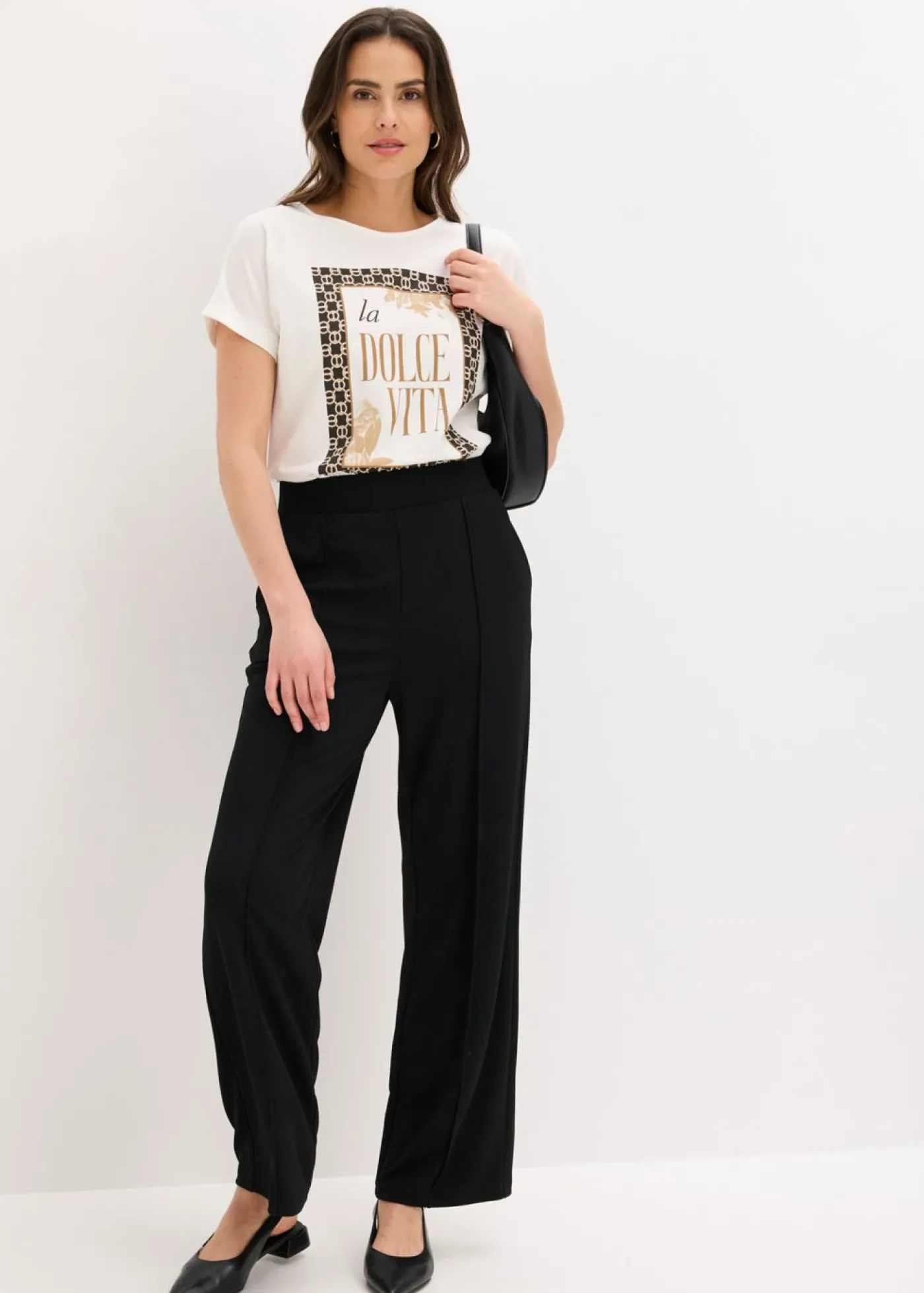 Outlet Camiseta de algodón orgánico puro Mujer Camisetas|Novedades