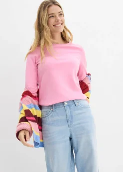 Online Camiseta de algodón orgánico puro y pesado Mujer Básicos|Camisetas