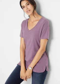 Sale Camiseta de algodón orgánico puro Mujer Básicos|Camisetas