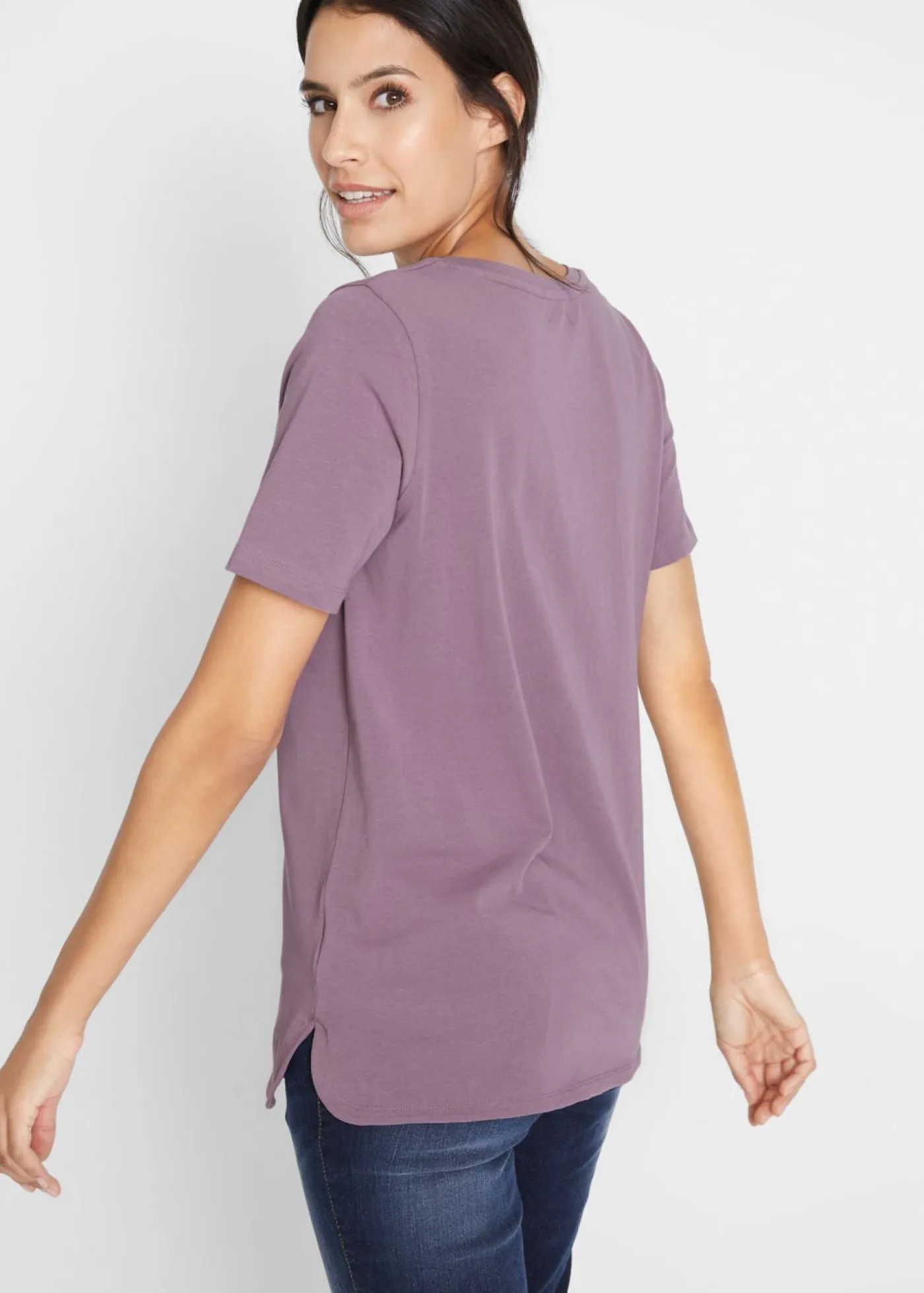 Sale Camiseta de algodón orgánico puro Mujer Básicos|Camisetas