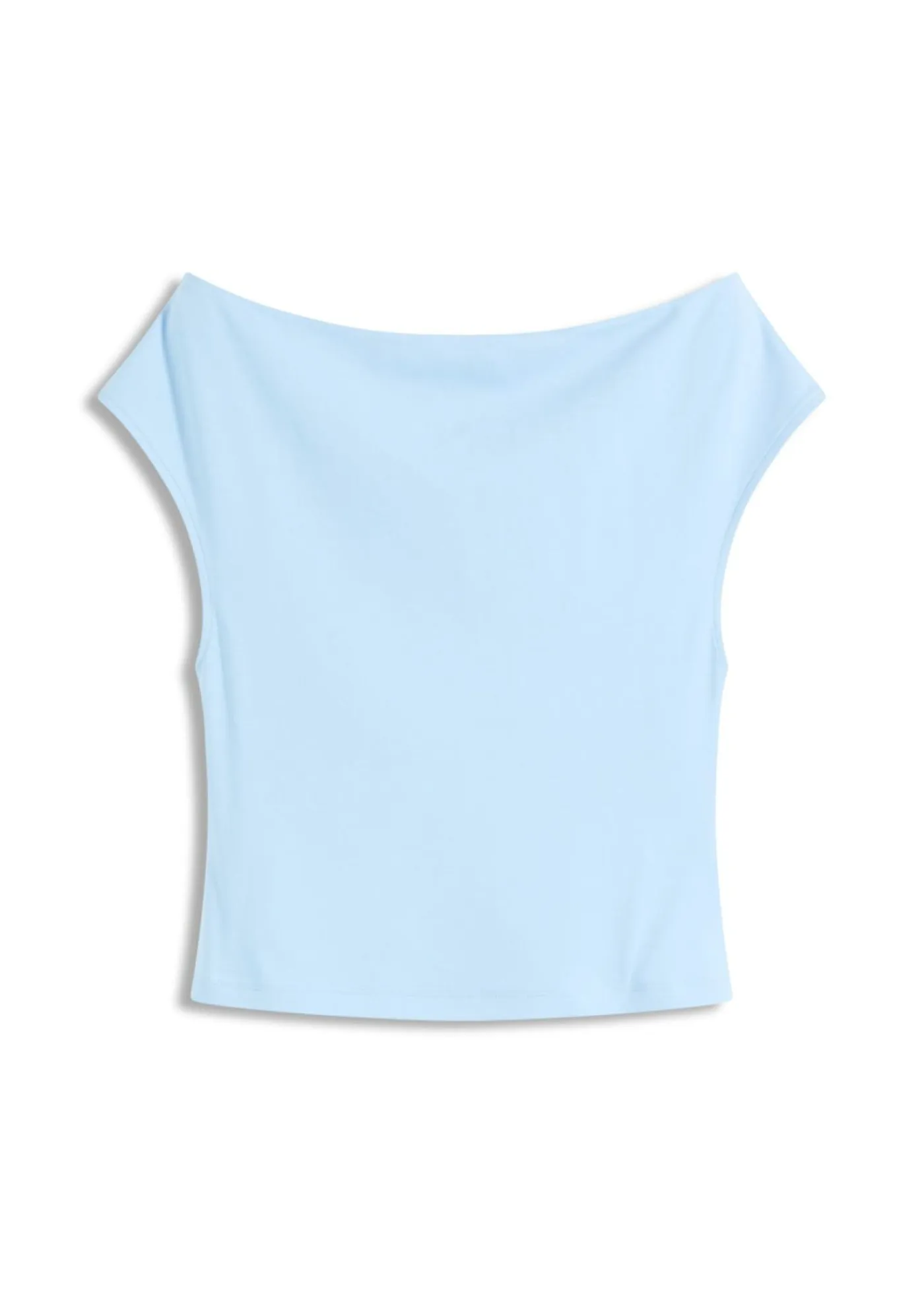 Online Camiseta de algodón orgánico puro con hombros al descubierto Mujer Camisetas