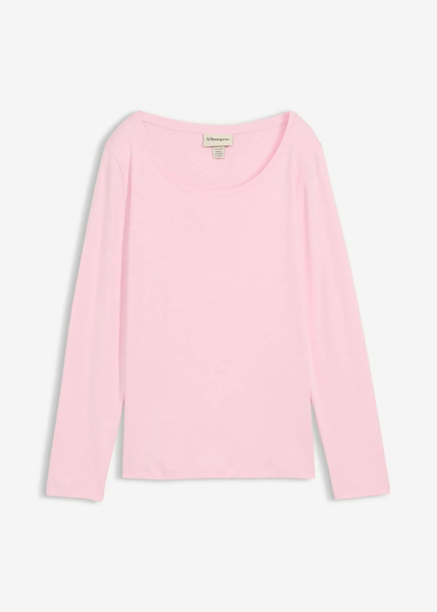 Hot Camiseta de algodón orgánico puro con manga larga Mujer Básicos|Camisetas