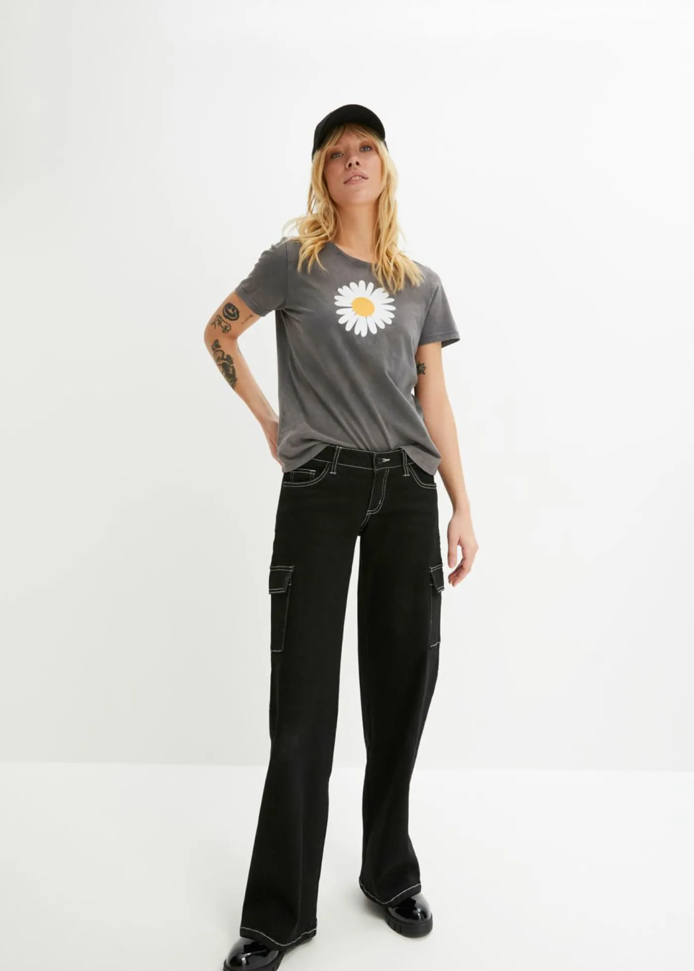 Outlet Camiseta de algodón orgánico puro Mujer Camisetas