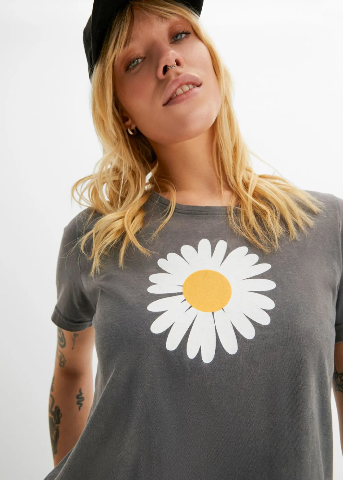 Outlet Camiseta de algodón orgánico puro Mujer Camisetas