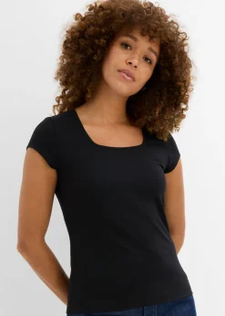 Camiseta de algodón orgánico puro Mujer Básicos|Camisetas