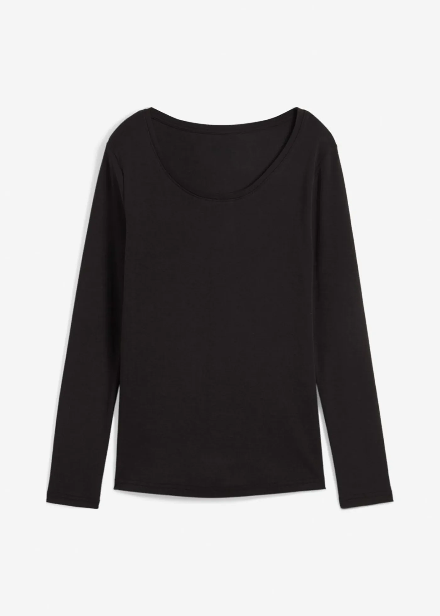 Sale Camiseta de algodón orgánico puro con manga larga Mujer Básicos|Camisetas