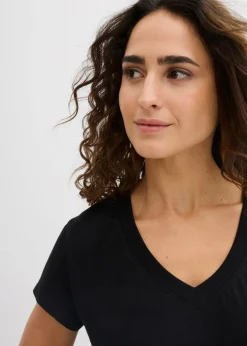 Camiseta de algodón orgánico puro (2 unidades) Mujer Básicos|Camisetas