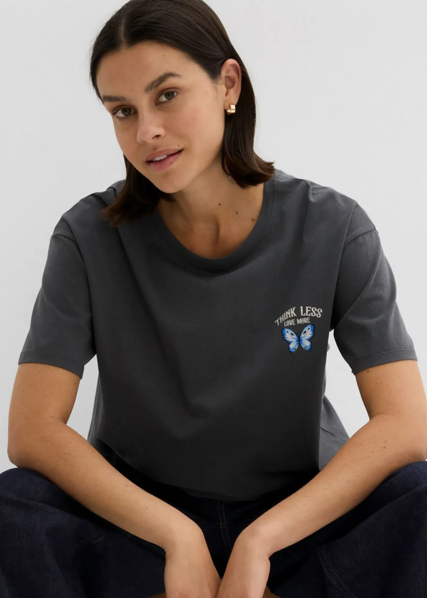 Sale Camiseta de algodón orgánico puro Mujer Camisetas