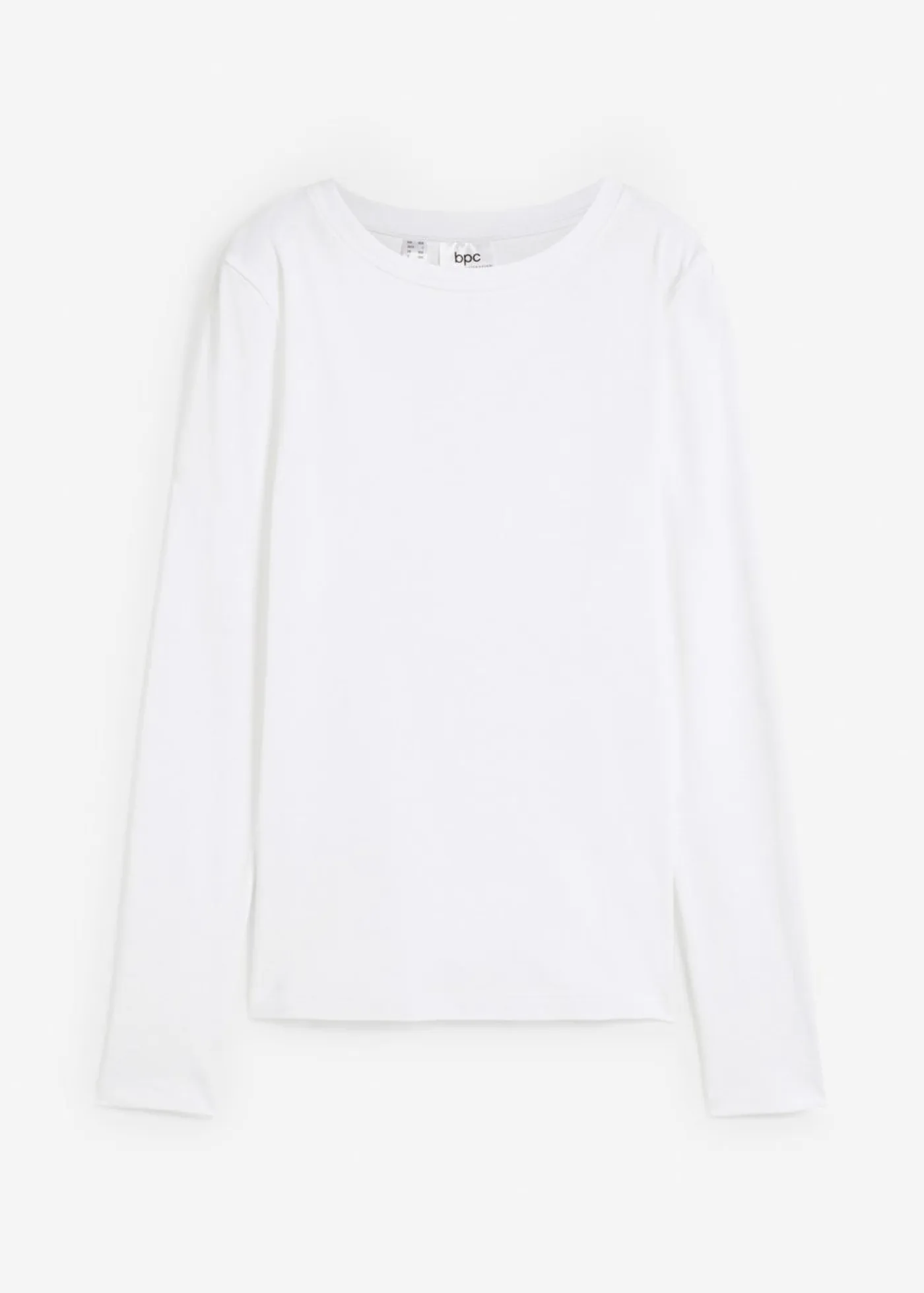 Sale Camiseta de algodón orgánico puro con manga larga Mujer Básicos|Camisetas