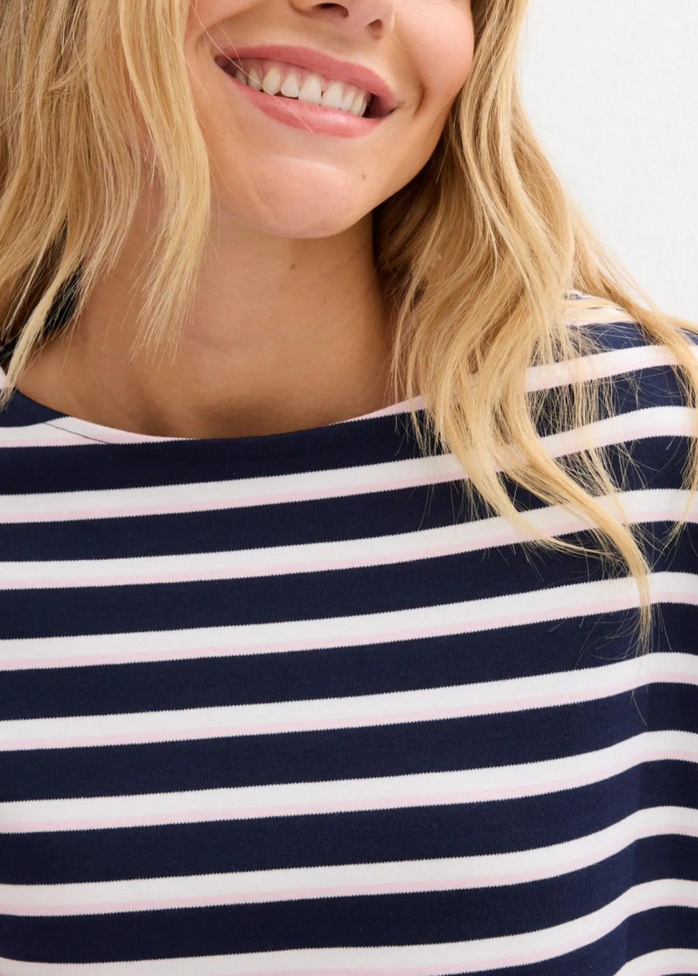 Camiseta de algodón orgánico puro con manga larga Mujer Camisetas