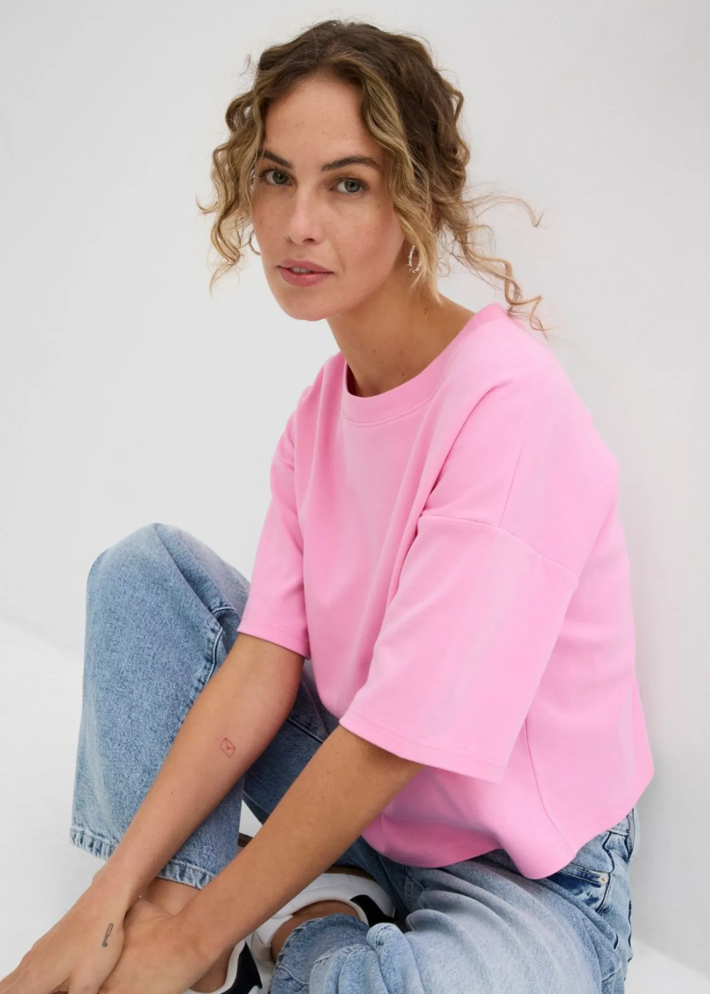 Best Camiseta de algodón orgánico puro Mujer Esenciales|Camisetas