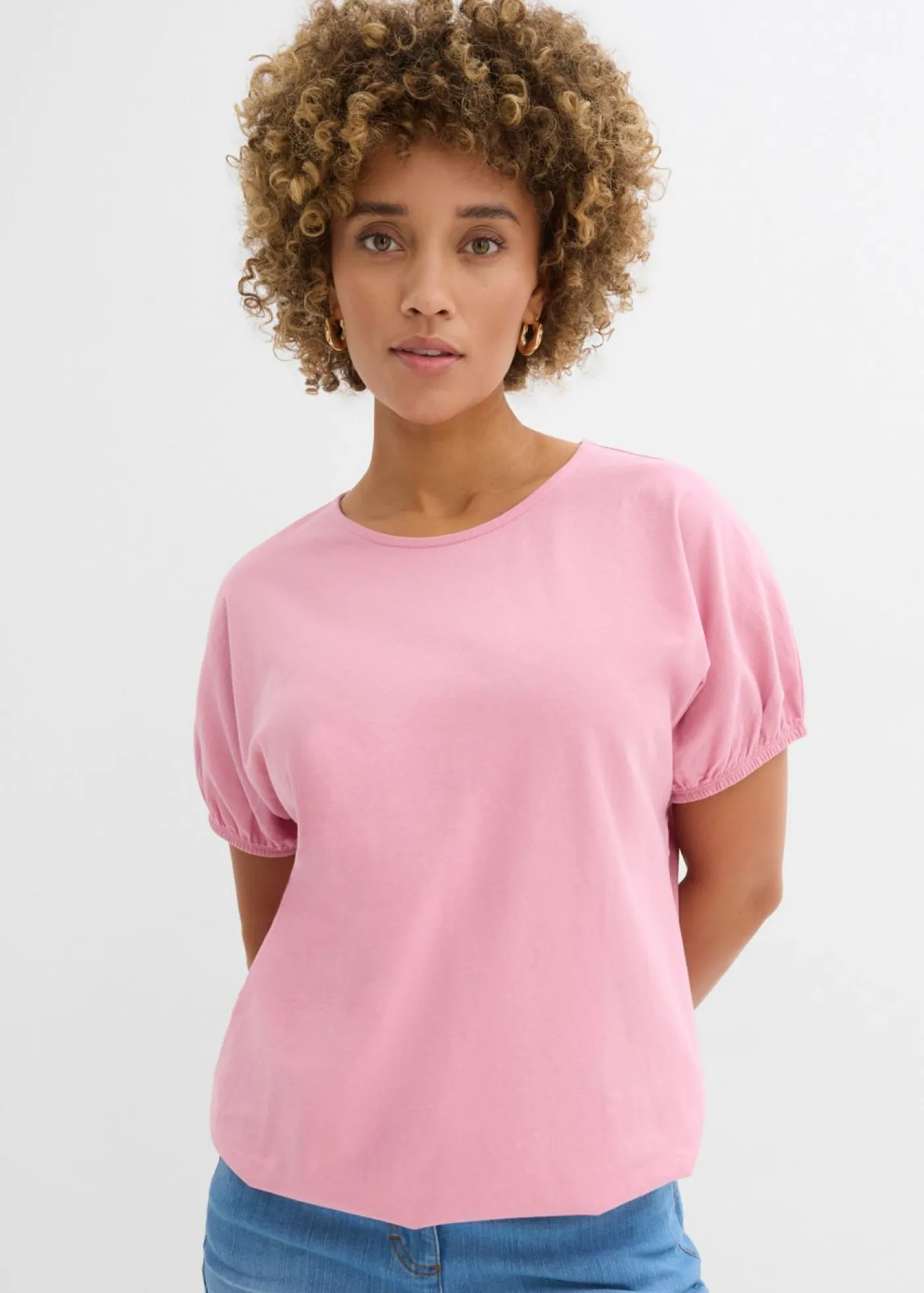 Outlet Camiseta de algodón orgánico Mujer Camisetas|Novedades