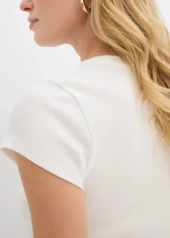 Clearance Camiseta de algodón orgánico puro Mujer Básicos|Camisetas