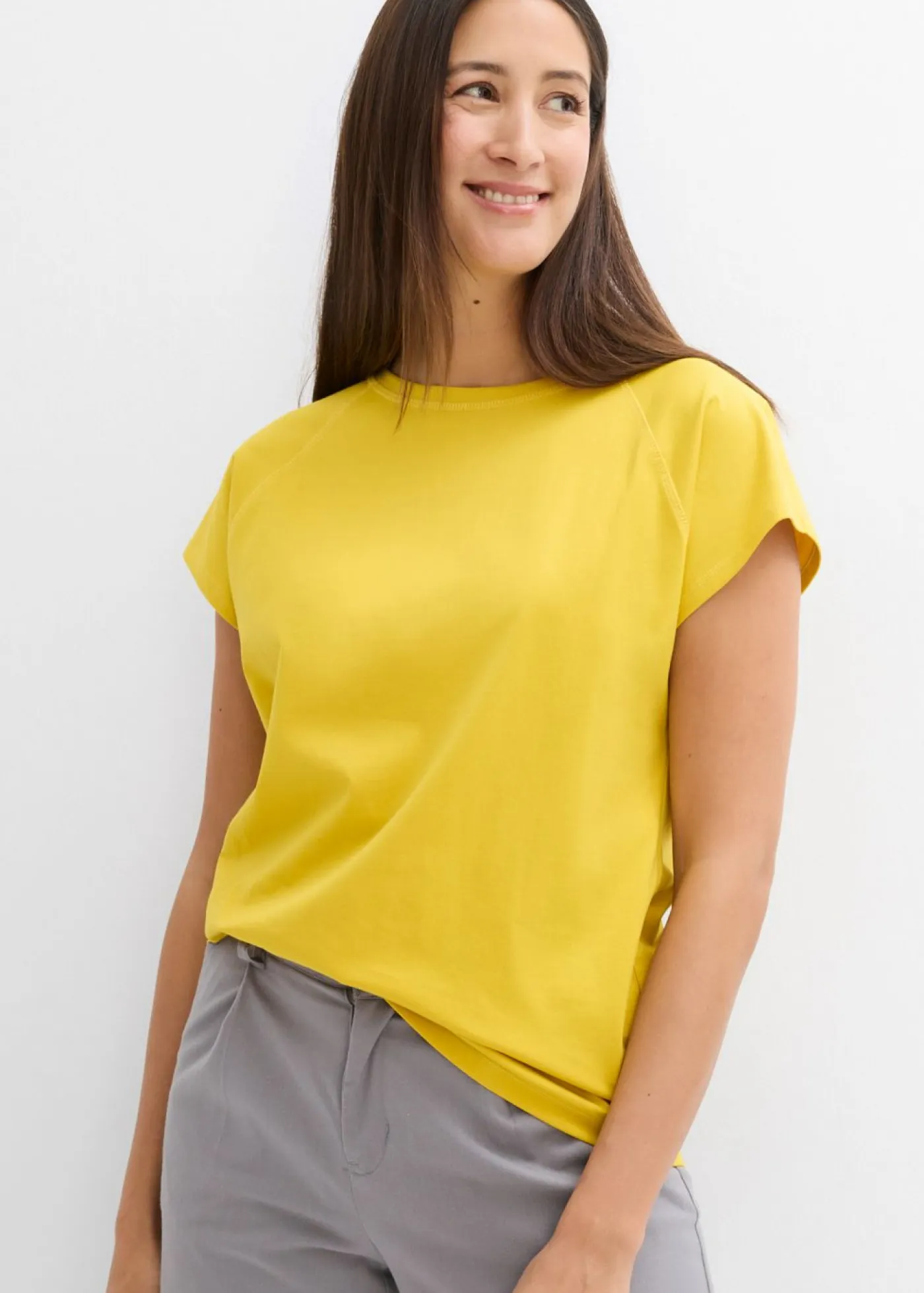 Hot Camiseta de algodón orgánico puro Mujer Básicos|Camisetas