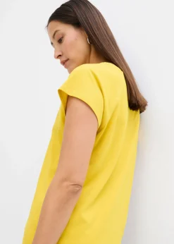 Hot Camiseta de algodón orgánico puro Mujer Básicos|Camisetas
