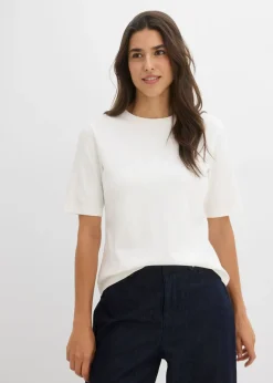 Hot Camiseta de algodón orgánico puro Mujer Camisetas|Novedades