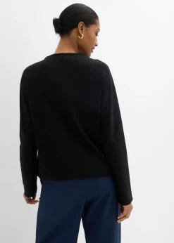Best Camiseta de algodón orgánico puro con manga larga Mujer Esenciales|Camisetas