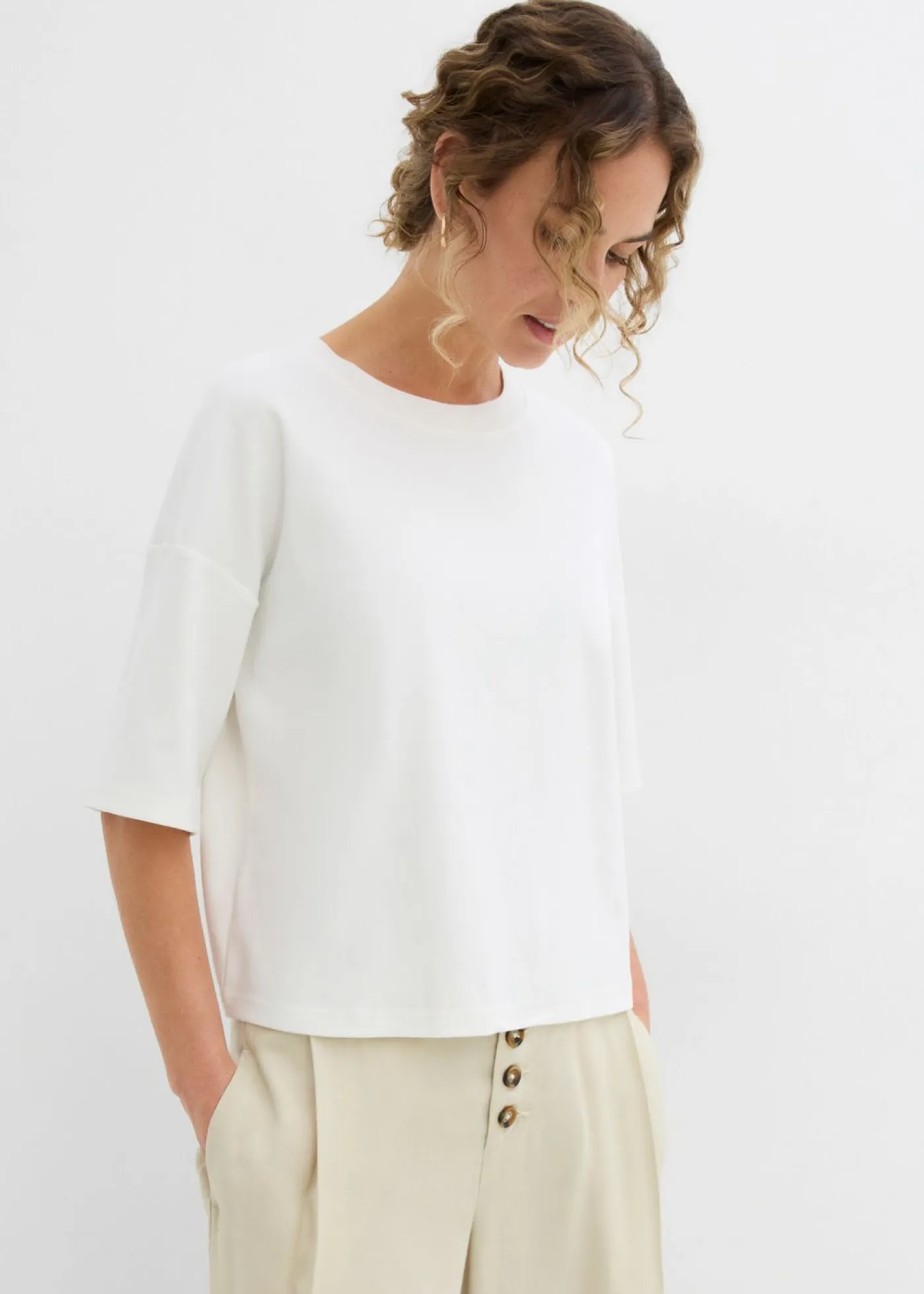 Best Camiseta de algodón orgánico puro Mujer Esenciales|Camisetas