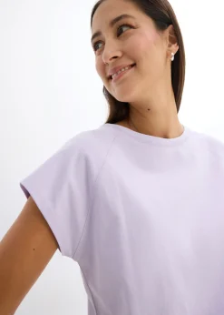 Clearance Camiseta de algodón orgánico puro Mujer Básicos|Camisetas