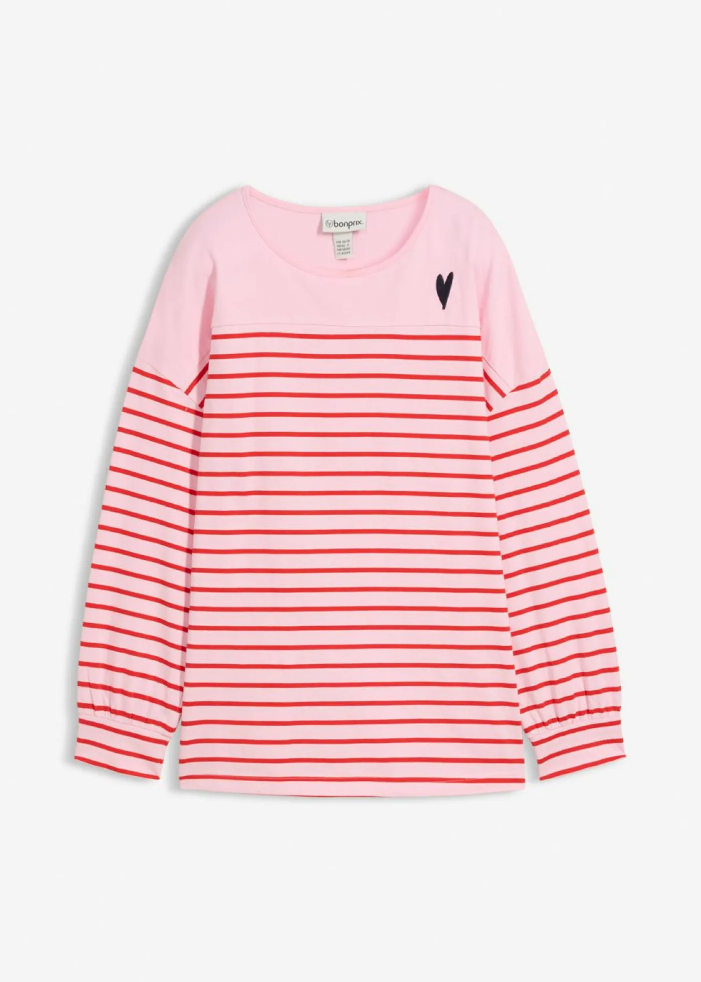 Sale Camiseta de algodón orgánico puro con manga larga Mujer Camisetas
