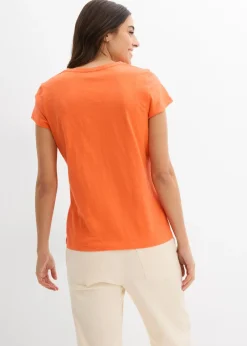 Online Camiseta de algodón orgánico puro (2 unidades) Mujer Básicos|Camisetas