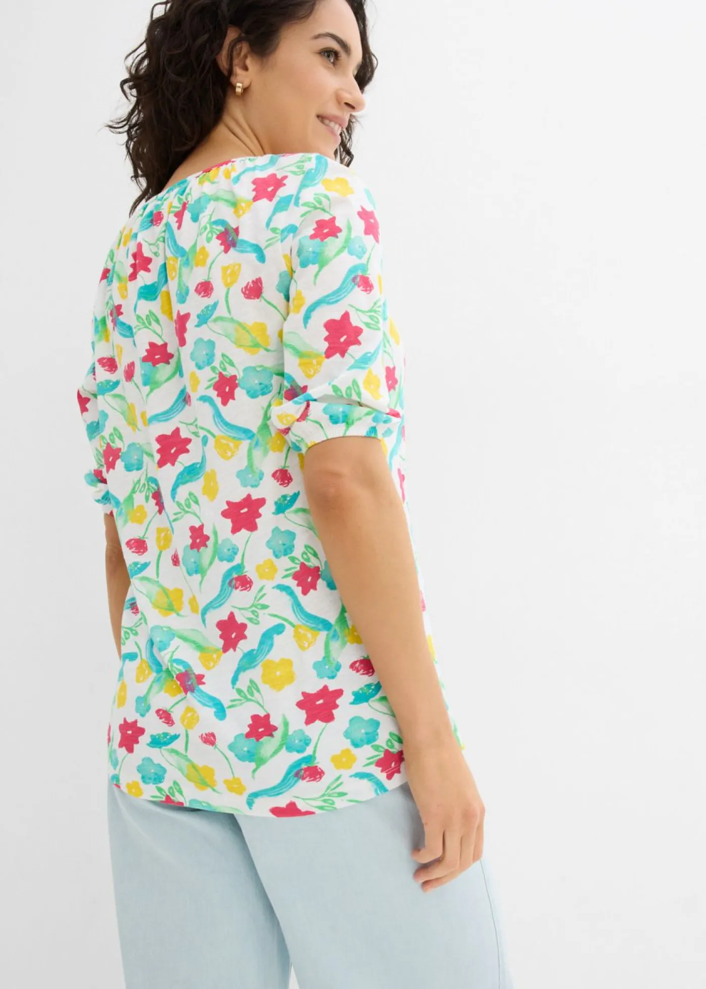 New Camiseta de algodón orgánico Mujer Camisetas