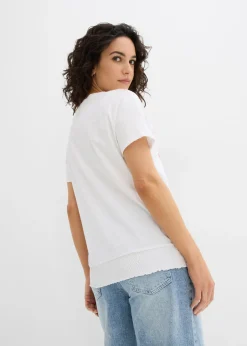 Sale Camiseta de algodón orgánico Mujer Camisetas