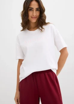 Sale Camiseta de algodón orgánico puro Mujer Camisetas