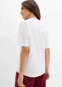 Sale Camiseta de algodón orgánico puro Mujer Camisetas