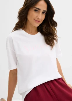 Sale Camiseta de algodón orgánico puro Mujer Camisetas
