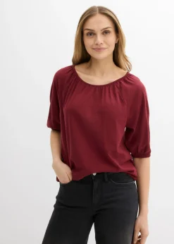 Online Camiseta de algodón orgánico puro Mujer Camisetas|Novedades