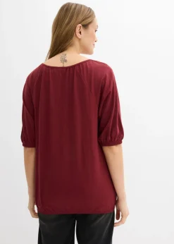 Online Camiseta de algodón orgánico puro Mujer Camisetas|Novedades